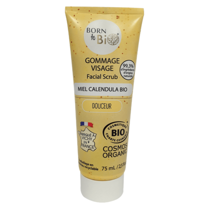 Calendula Honey Facial Scrub - Certified organic