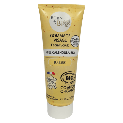 Calendula Honey Facial Scrub - Certified organic