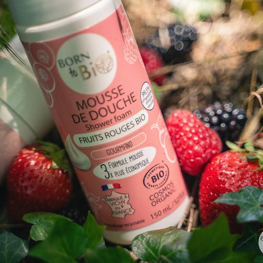 Red Fruit Shower Foam - Certified organic