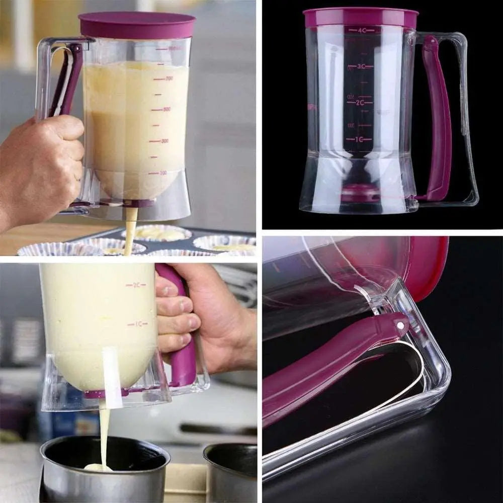 Precision Batter Pourer for Mess-Free Baking Perfection