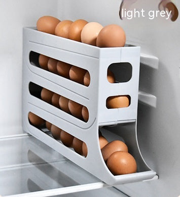 Refrigerator 4-Layer Automatic Egg Roller Sliding Tray